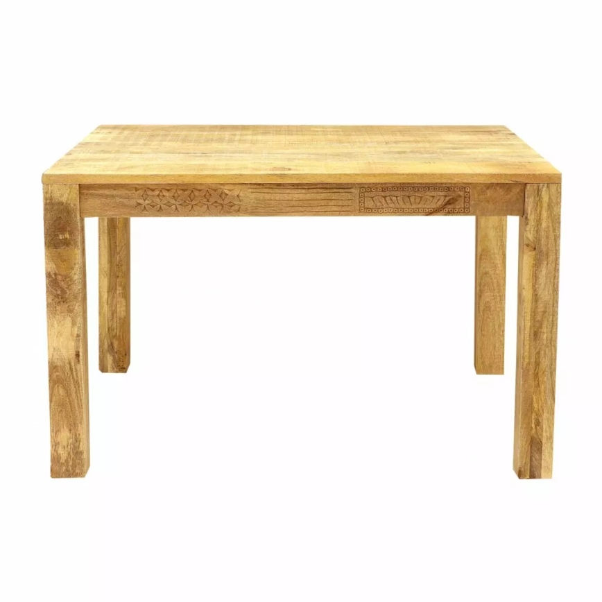 Dining table MANU 120x90 cm solid wood/mango tree