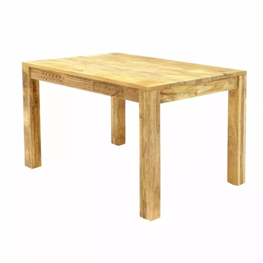 Dining table MANU 120x90 cm solid wood/mango tree