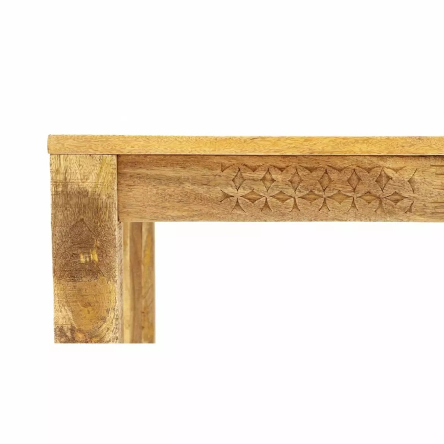 Dining table MANU 120x90 cm solid wood/mango tree