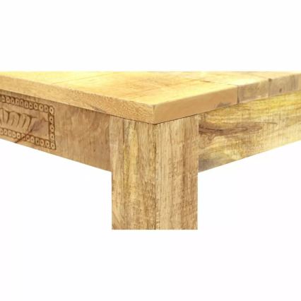 Dining table MANU 120x90 cm solid wood/mango tree