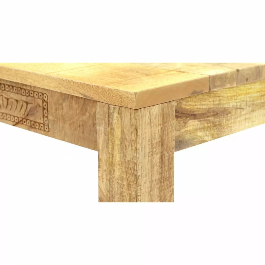 Dining table MANU 120x90 cm solid wood/mango tree