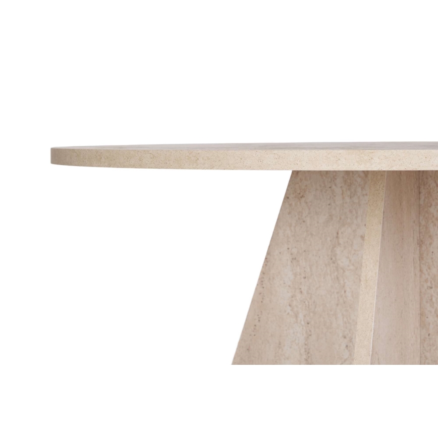 Dining table MATIN, Ø 120 cm, Beige
