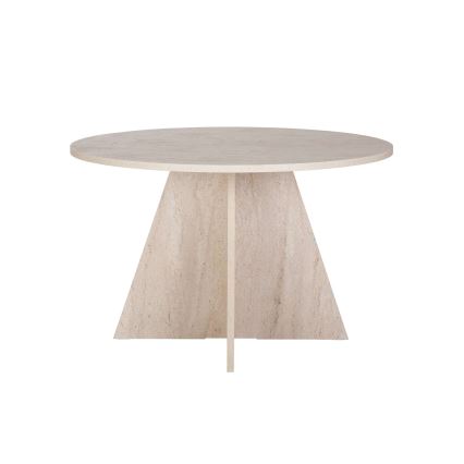 Dining table MATIN, Ø 120 cm, Beige