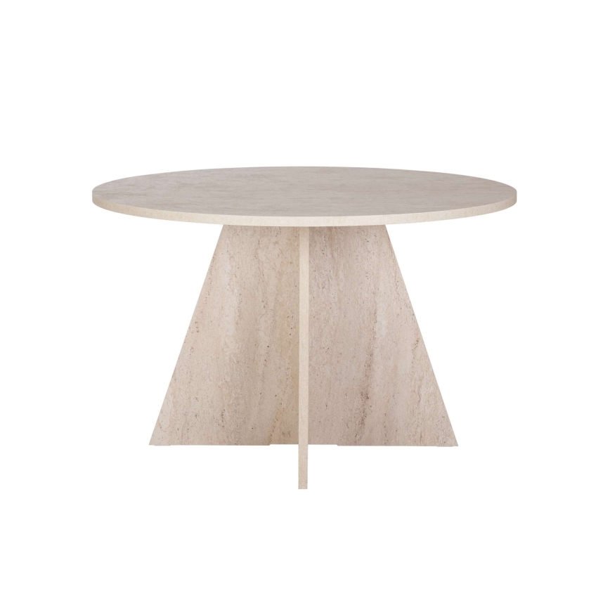 Dining table MATIN, Ø 120 cm, Beige