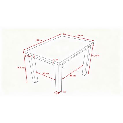 Dining table NOAH oak