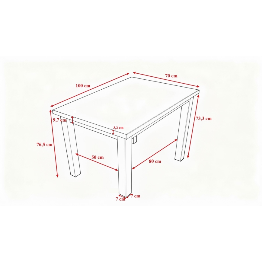 Dining table NOAH oak sonoma