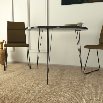 Dining table SANDALF 75x90 cm black