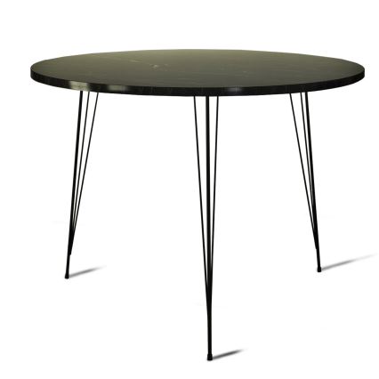 Dining table SANDALF 75x90 cm black