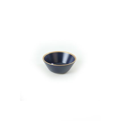 Dinnerware set 24 pcs blue/gold/ceramic