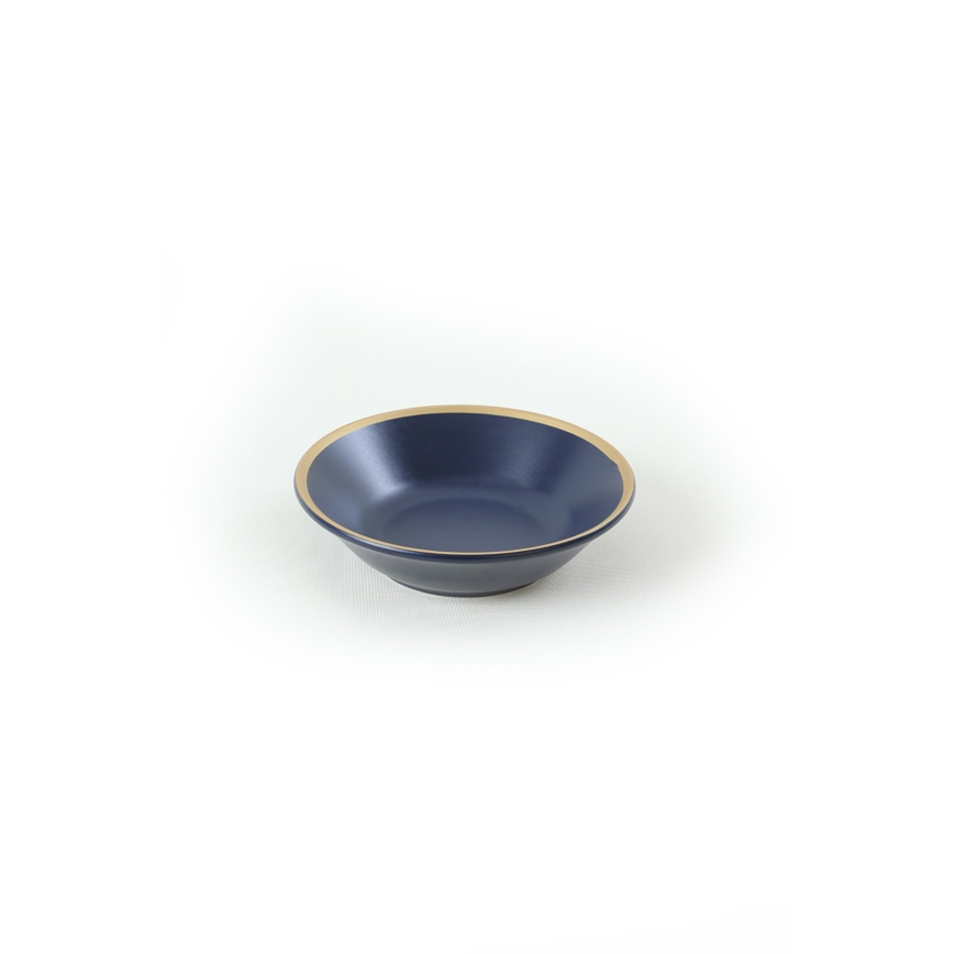 Dinnerware set 24 pcs blue/gold/ceramic