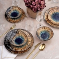 Dinnerware set 24 pcs multicolored/ceramic