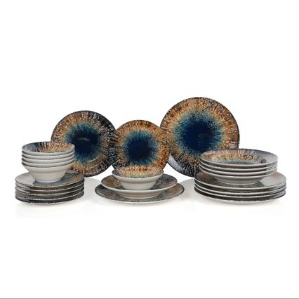 Dinnerware set 24 pcs multicolored/ceramic