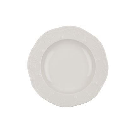 Dinnerware set 24 pcs white/porcelain