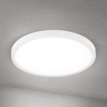 DISC Dimmable LED Ceiling Light, 30W, 230V, 2700/3000/4000K (Tunable White), Ø 40 cm, White