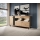 Display cabinet BADIA oak/anthracite