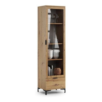 Display cabinet LORA oak artisan