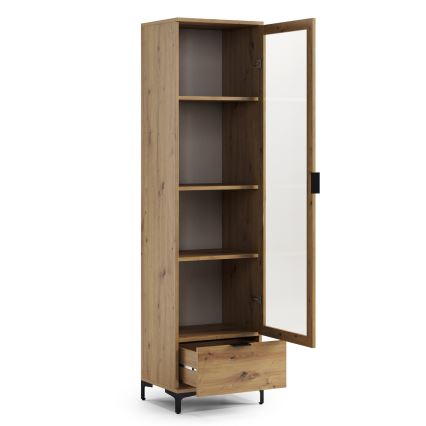 Display cabinet LORA oak artisan