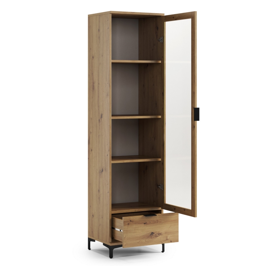 Display cabinet LORA oak artisan
