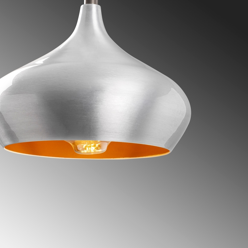 DODO Cable Pendant Light 1x E27/40W/230V, Matte Chrome