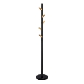 DOMUS Freestanding Coat Rack, 177 x 28 cm, Black/Beige