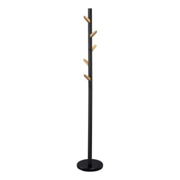 DOMUS Freestanding Coat Rack 177x28 cm Black/Beige