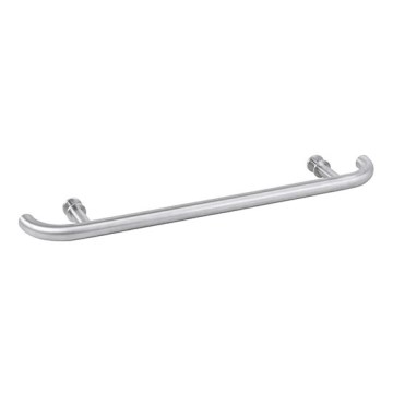 Door handle 80x4 cm stainless steel/silver