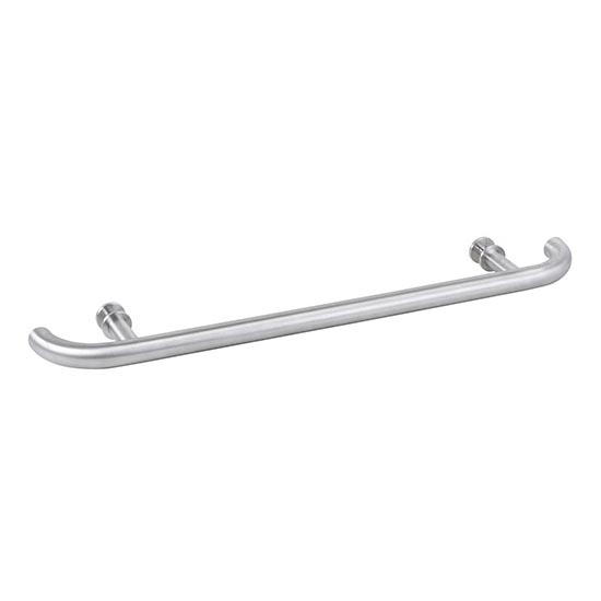Door handle 80x4 cm stainless steel/silver