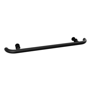 Door pull 80x4 cm stainless steel/black