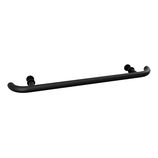 Door pull 80x4 cm stainless steel/black