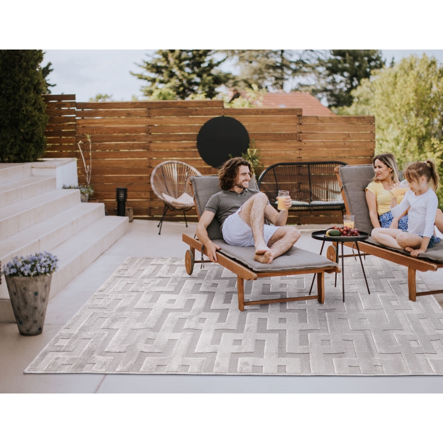 DORA Rug 160x220 cm Grey