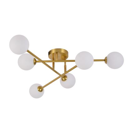 DORADO Flush-mount chandelier 6xG9/28W/230V — Gold