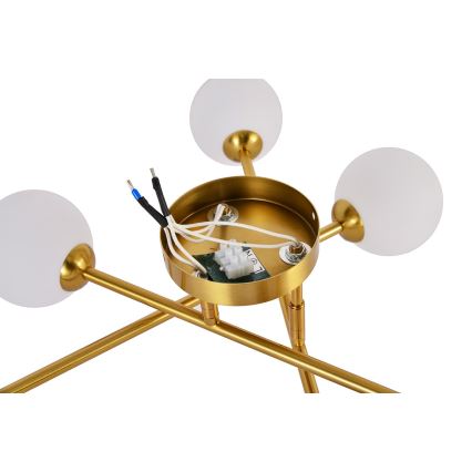 DORADO Flush-mount chandelier 6xG9/28W/230V — Gold