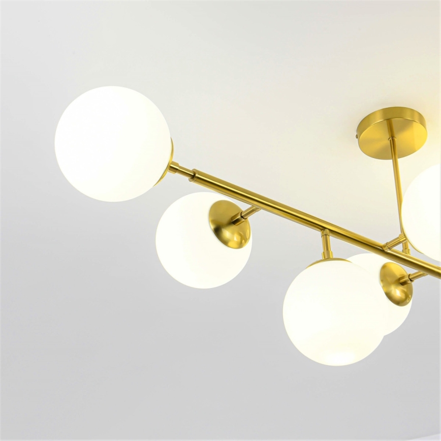 DORADO Rod Chandelier 8xE14/40W/230V, Gold Finish