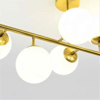 DORADO Rod Chandelier 8xE14/40W/230V, Gold Finish