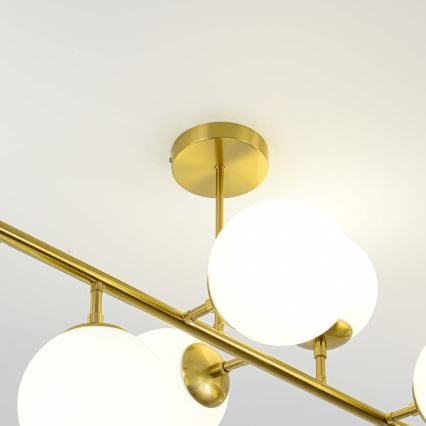 DORADO Rod Chandelier 8xE14/40W/230V, Gold Finish