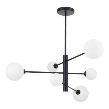 DORADO Rod-Mounted Chandelier 6xG9/40W/230V, Black