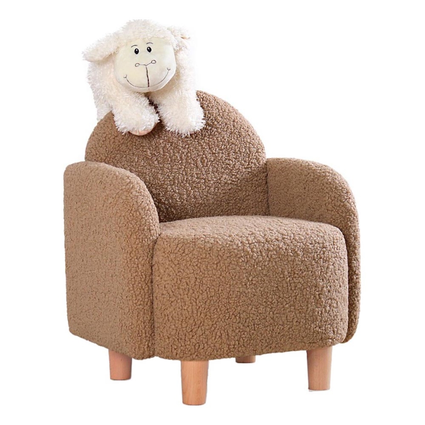 DORY Children's Armchair, Brown