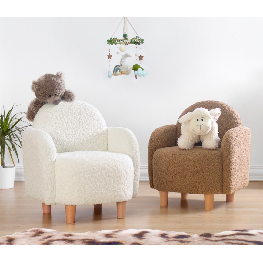 DORY Children's Armchair, Brown