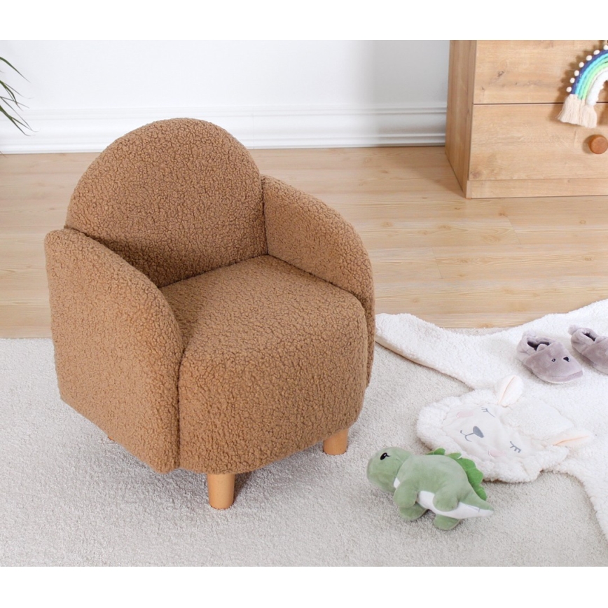 DORY Children's Armchair, Brown