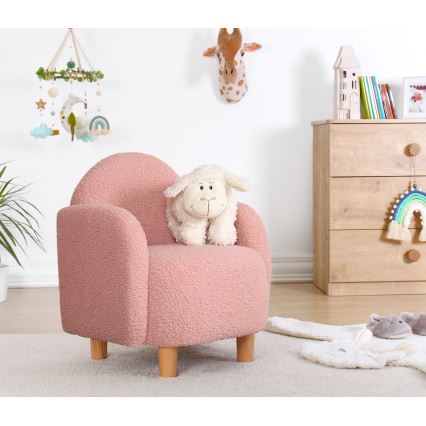 DORY Children's Armchair Light Pink