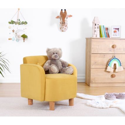 DORY Children's Armchair Yellow
