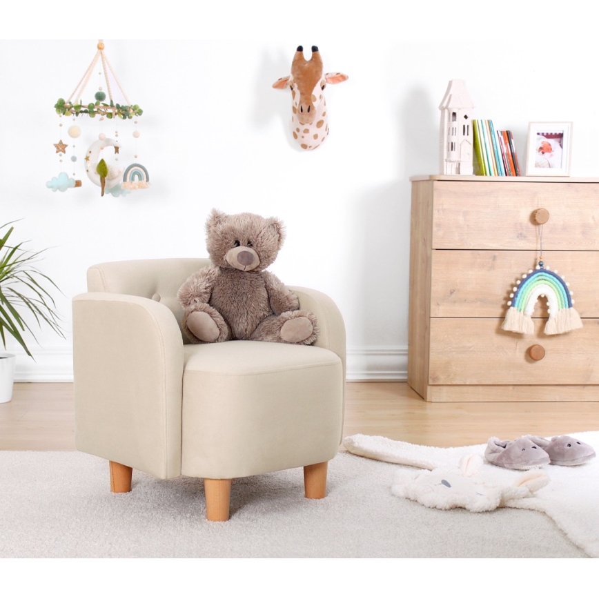 DORY Kids' Armchair, Cream