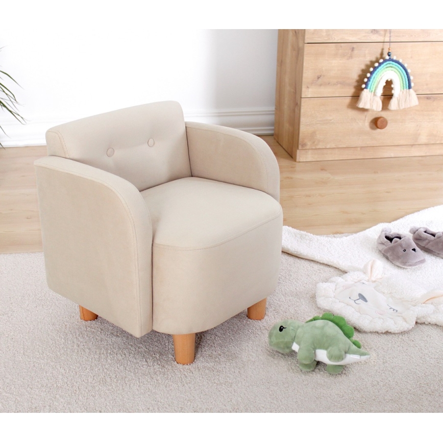 DORY Kids' Armchair, Cream