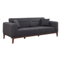 DOTY Anthracite Two-Seater Sofa