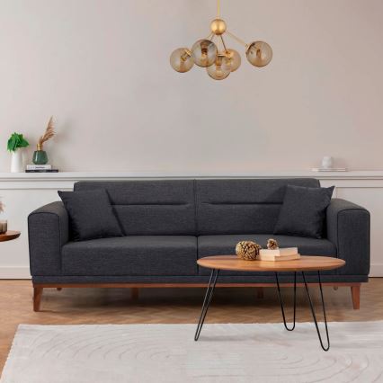DOTY Anthracite Two-Seater Sofa