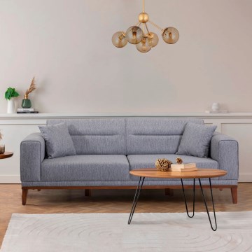 DOTY two-seater sofa, gray