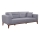 DOTY two-seater sofa, gray