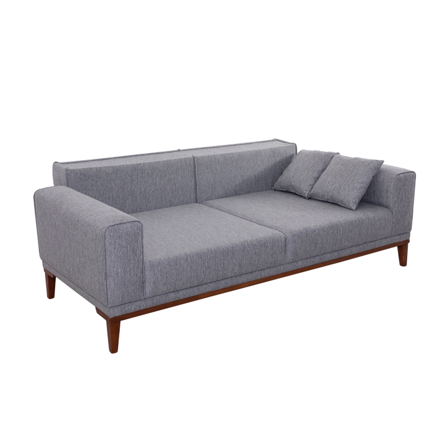 DOTY two-seater sofa, gray