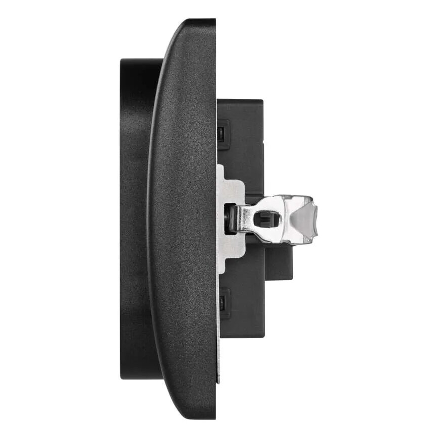 Double home socket 250V/16A anthracite