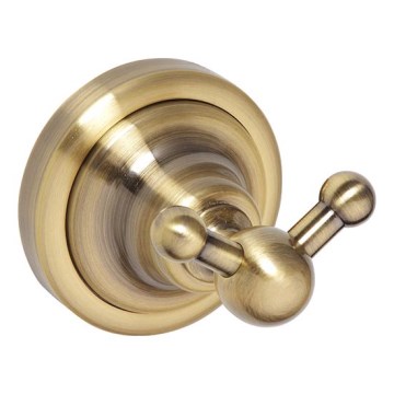 Double hook 6.5 x 6.5 cm, bronze